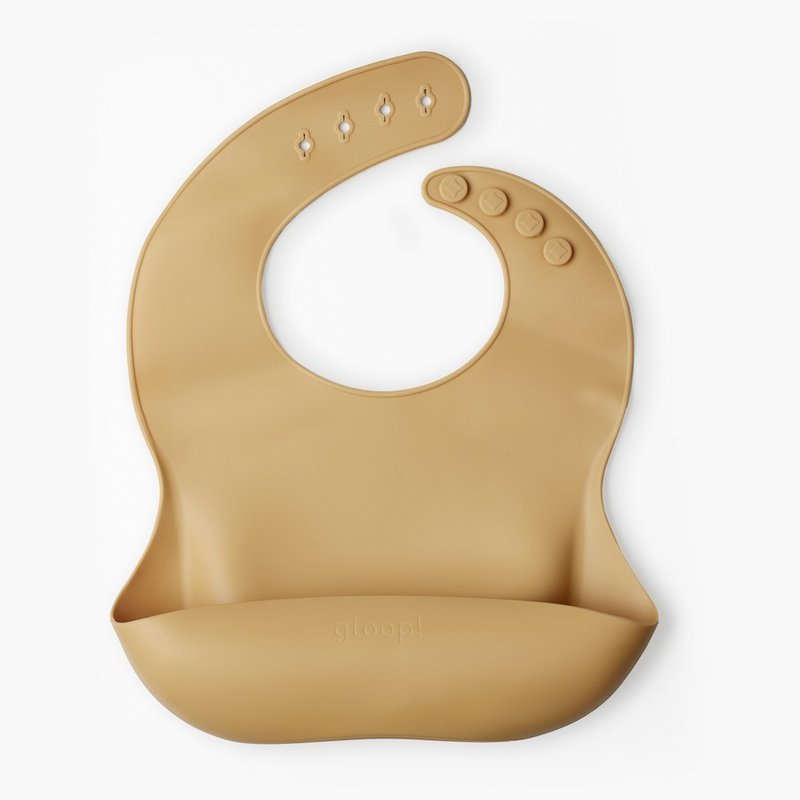 Gloop 硅胶纯色围兜 /芒果黄 - 厨房用具 - 硅胶 黄色