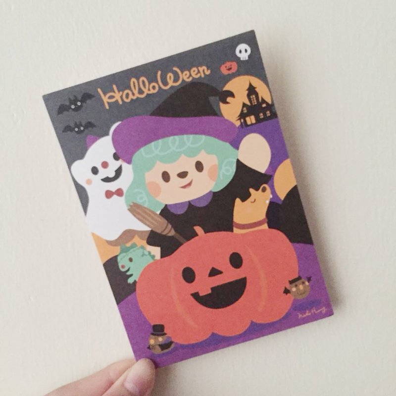 Beryl万圣节 Beryl Halloween - 卡片/明信片 - 纸 黑色