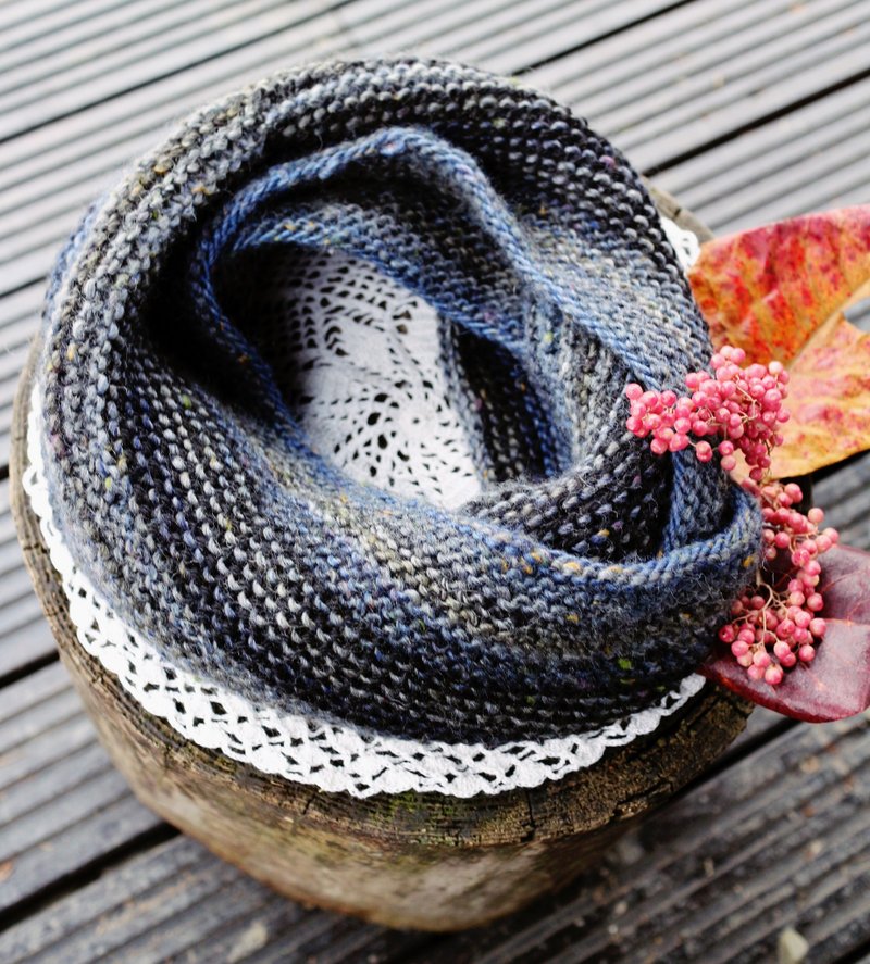 ChiChi手作-手工毛线脖围/围脖【混搭系列】 - 围巾/披肩 - 羊毛 多色