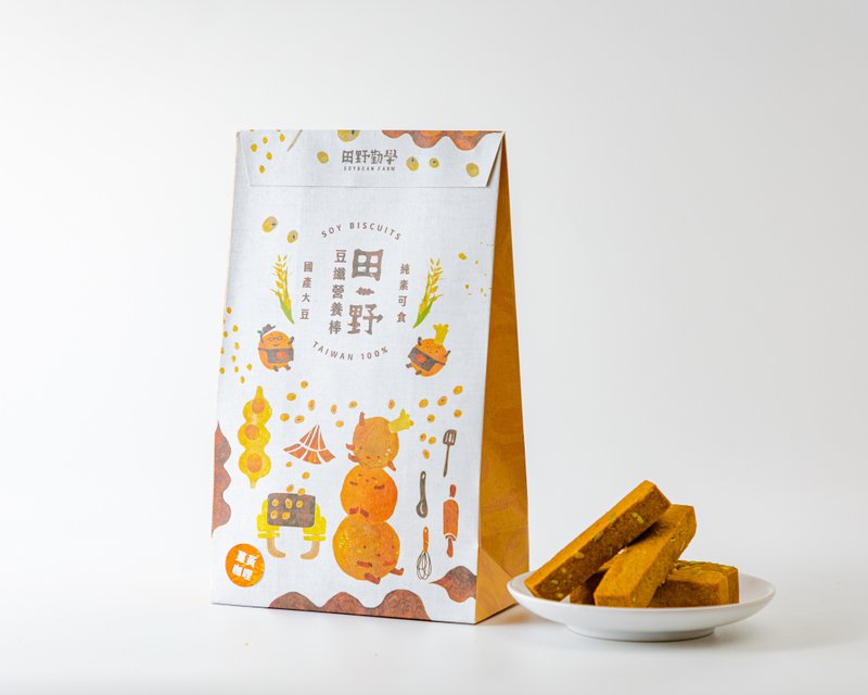 豆纤营养棒 姜黄咖喱分享组 - 零食/点心 - 新鲜食材 橘色