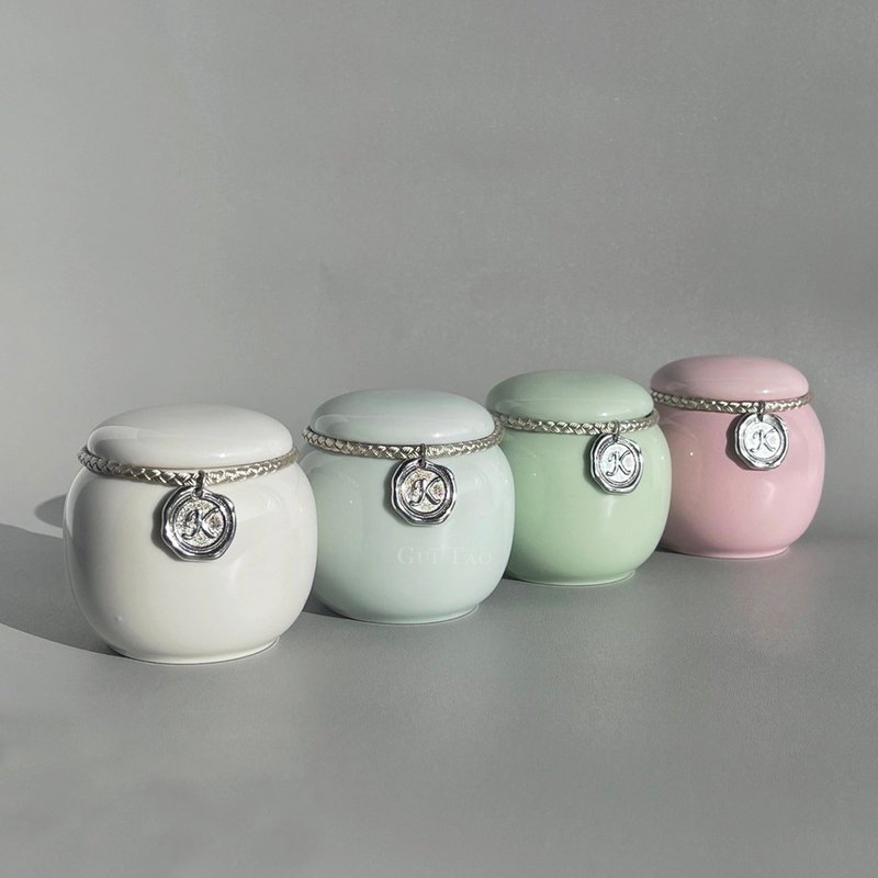 【定制化】 字母・经典素雅 | 宠物骨灰罐 - 其他 - 陶 多色