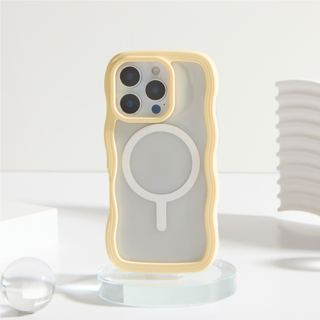 云朵波波MagSafe iPhone手机壳-晨光黄 - 手机壳/手机套 - 塑料 黄色