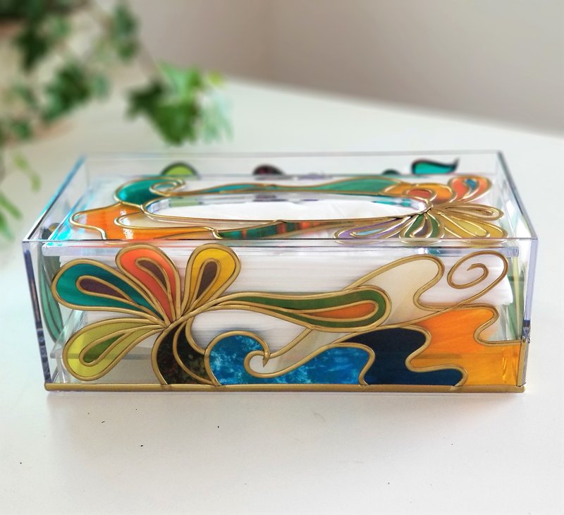 Acrylic tissue case 　South Island of Ryukyu2 - 纸巾盒 - 压克力 多色