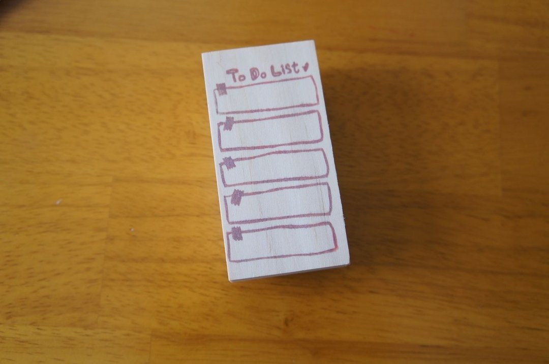 苹果丹丹 ~ 代办事项印章 To do list - 印章/印台 - 塑料 卡其色