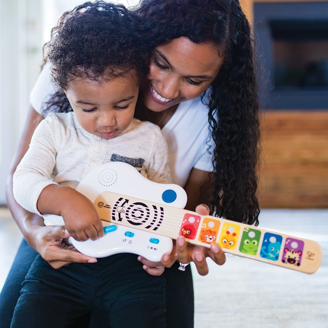 【礼物】德国Hape Baby Einstein 智能触控吉他 - 玩具/玩偶 - 木头 多色