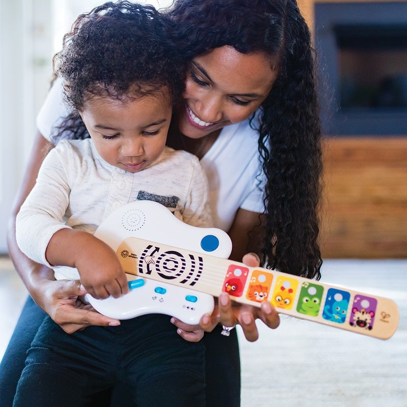 【礼物】德国Hape Baby Einstein 智能触控吉他 - 玩具/玩偶 - 木头 多色