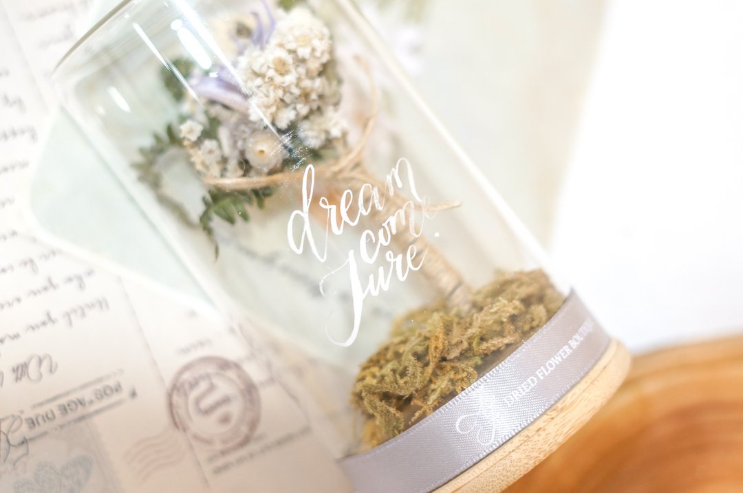 干燥花迷你花束 ((配定制手写短句/名字) - 植栽/盆栽 - 植物．花 多色