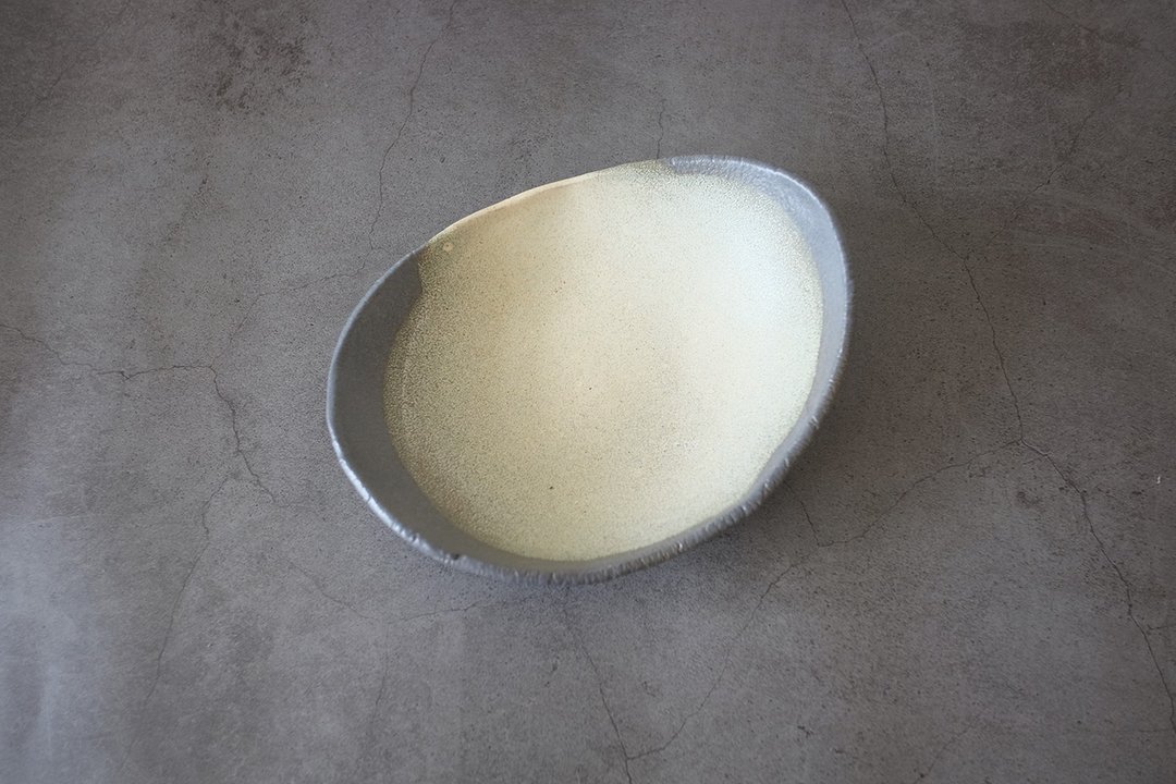 手作月光陶盘/美食食器 - 餐桌/书桌 - 陶 