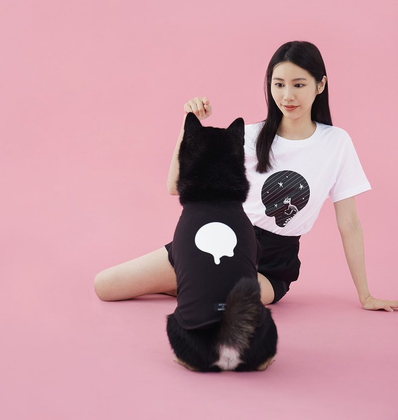 【tails&me x APUJAN】墨点短袖T-SHIRT - 其他 - 棉 多色