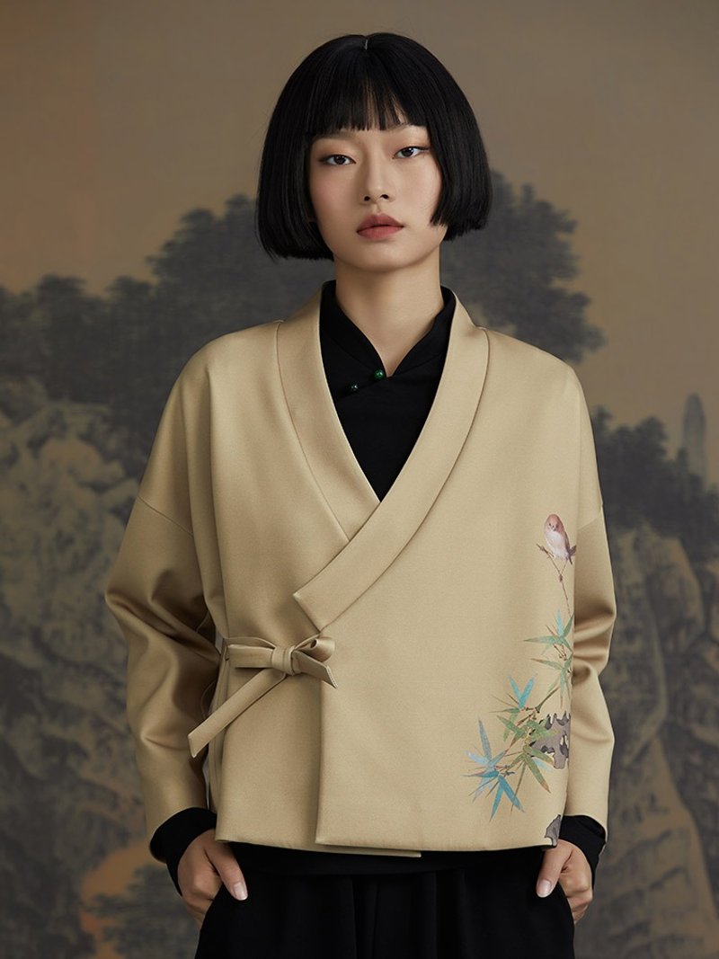 竹禽/新中国风 禅意汉服外套 - 女装休闲/机能外套 - 聚酯纤维 多色