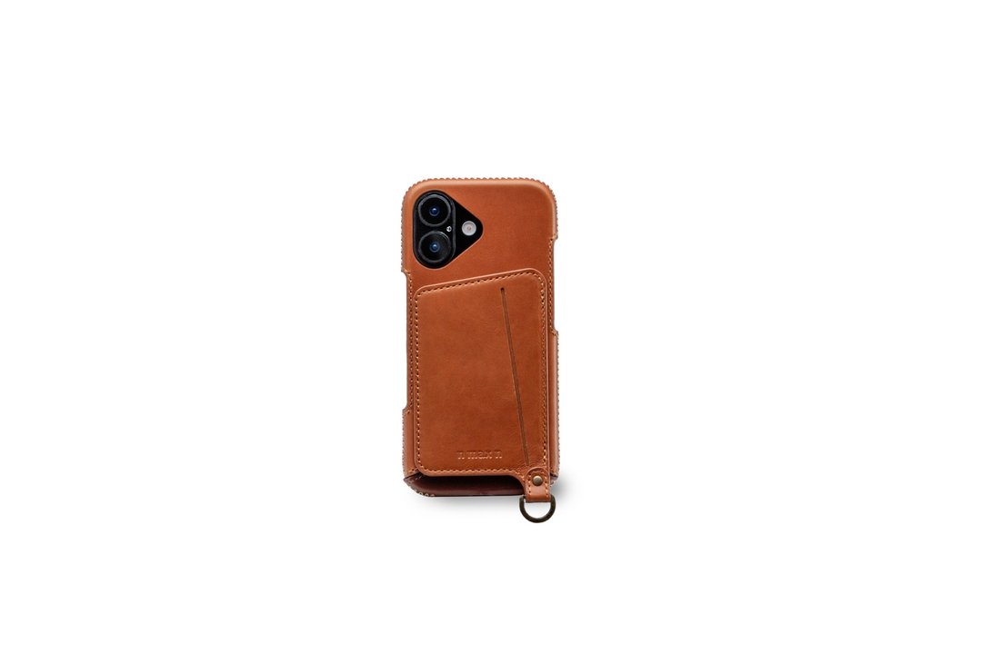 iPhone 17 经典系列-磁吸站立卡袋手机皮套-古铜棕 - 手机壳/手机套 - 真皮 咖啡色