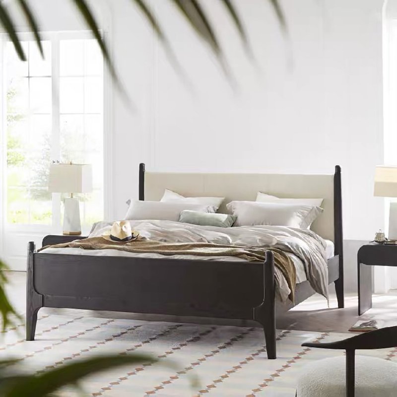 【D3原木家居】Melrose 北美梣木双人床架-双人加大(6尺) - 其他家具 - 木头 