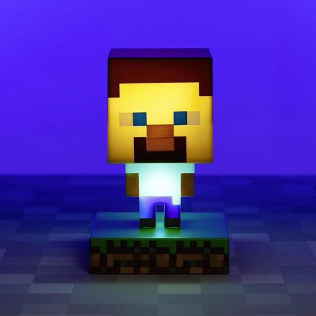 【Paladone UK】 Minecraft麦块 史蒂夫造型灯 小夜灯 ICON系列 - 灯具/灯饰 - 塑料 