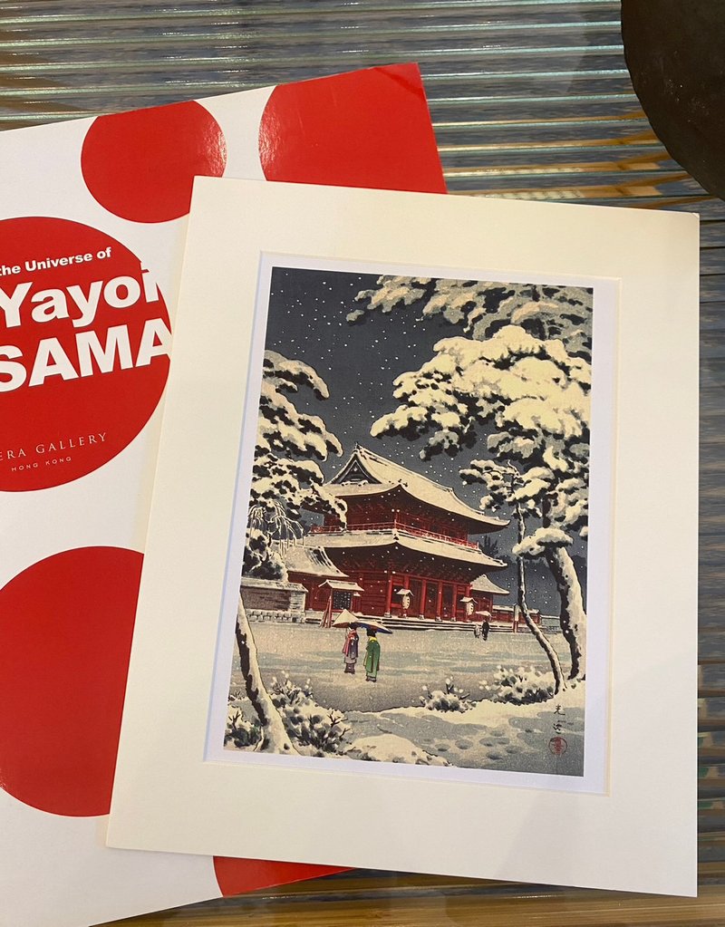 本店独立印制土屋光逸浮世绘版画 - 増上寺の雪精美插画 - 海报/装饰画/版画 - 纸 