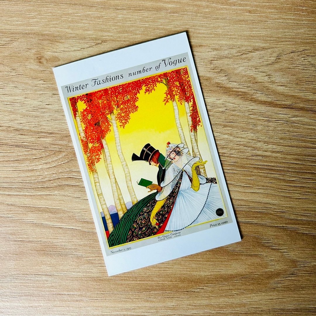VOGUE 1915年 经典时尚明信片 - 卡片/明信片 - 纸 