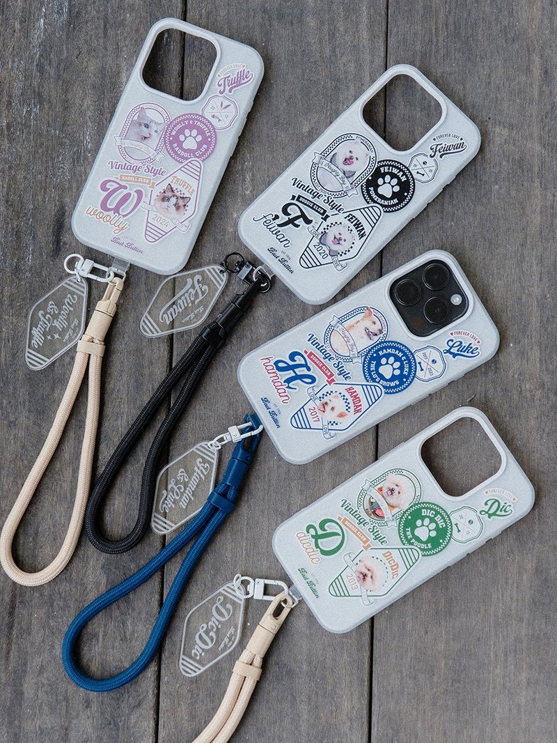 【定制宠物手机壳套装】Retro Collection - Jelly Case - 手机壳/手机套 - 压克力 