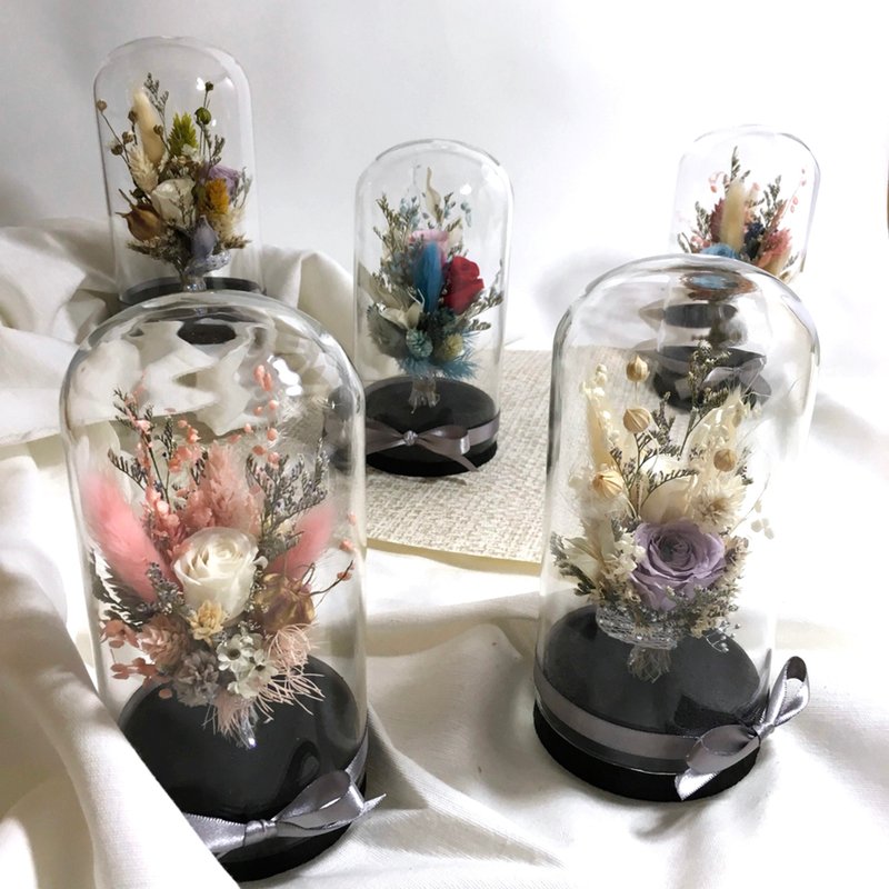 永生花花束星空瓶 - 干燥花/捧花 - 植物．花 