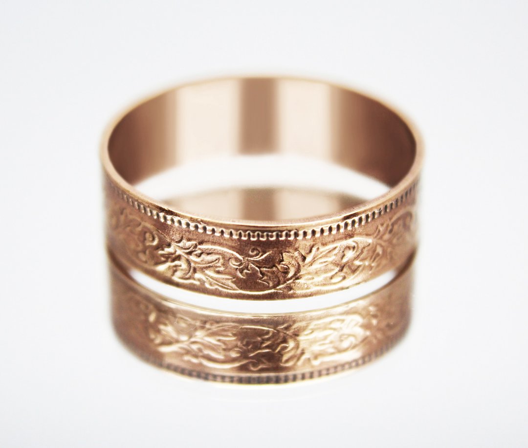 India Coin Ring 1 pice 1943 (replica) coin rings for men coin rings for women - 戒指 - 其他金属 