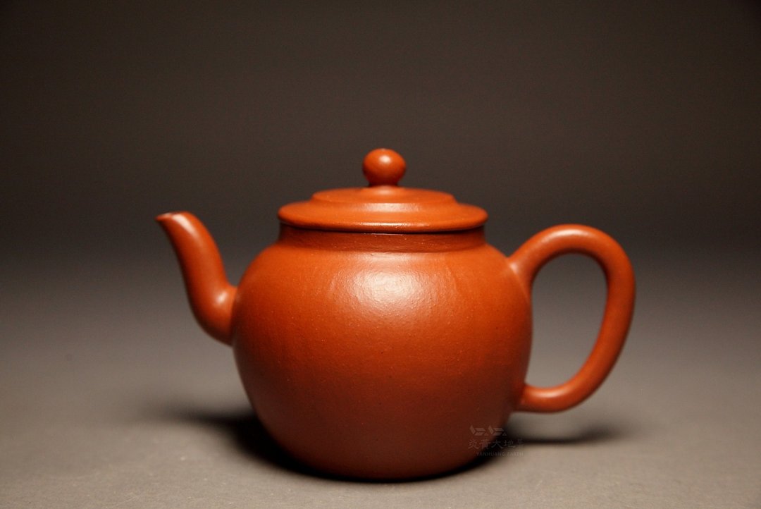 【摹古 平盖莲子】龙山堂 古法纯手工 摹古系列 黄龙山老朱泥150c - 茶具/茶杯 - 陶 红色