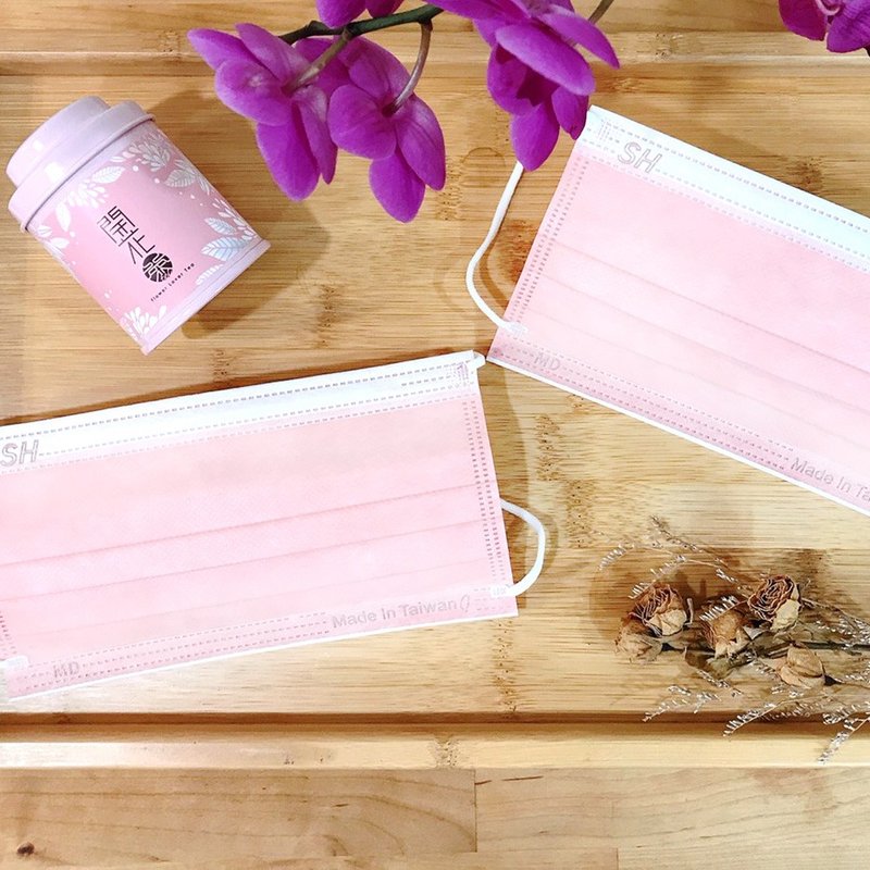 【无藏生医】淡粉_成人医疗口罩/50入盒装/MD双钢印 - 口罩 - 其他材质 粉红色