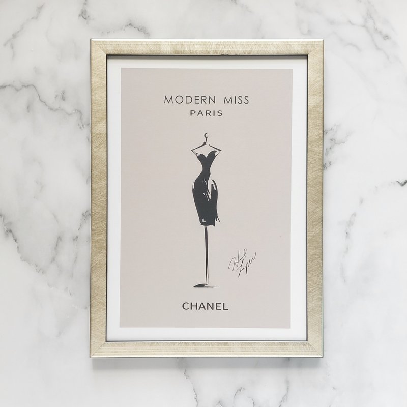 暖银色发丝纹A4壁挂证书框【冰河 Glacier】 - 画框/相框 - 木头 银色