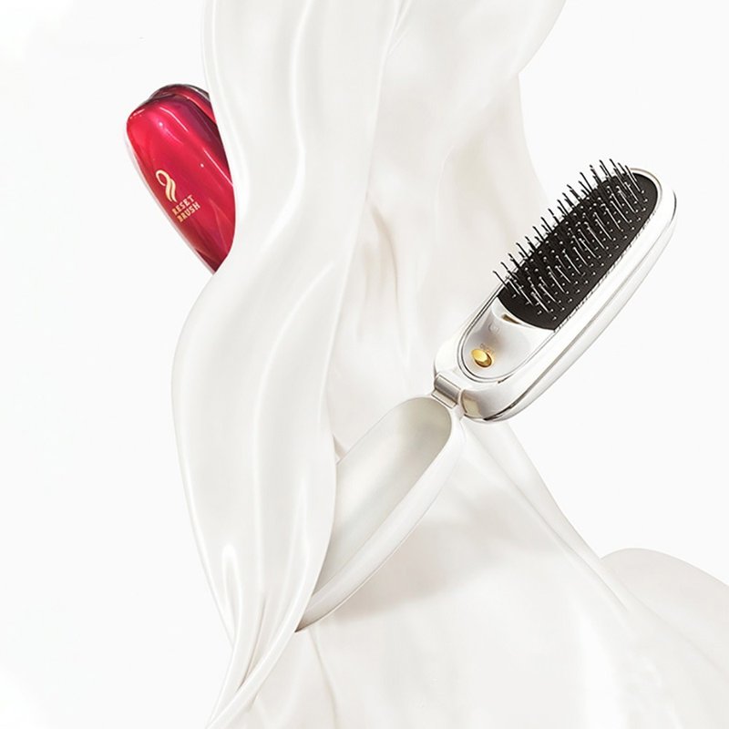 日本 KOIZUMI 负离辅音波磁气折叠美发梳-USB充电式 KBE-G500 - 其他小家电 - 塑料 多色