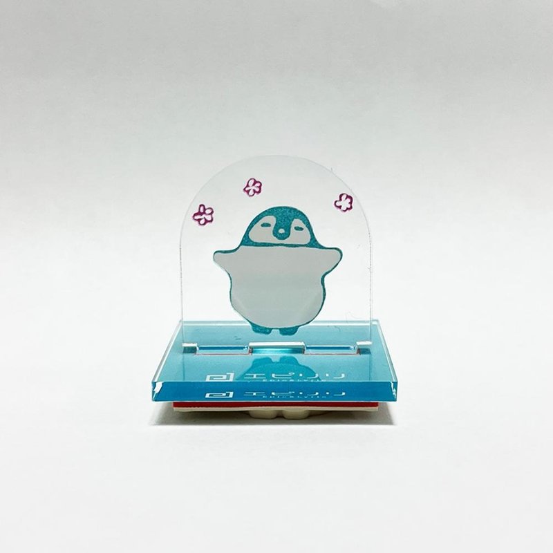 压克力立架式印章 花朵 企鹅 epiriri 原创 - 印章/印台 - 橡胶 