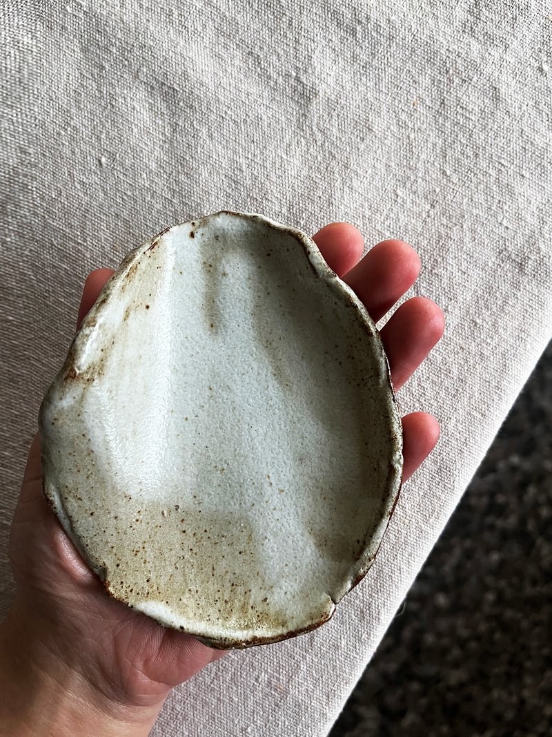 流白 茶则 香皿 零四 茶席 | 陶器皿 - 茶具/茶杯 - 陶 白色