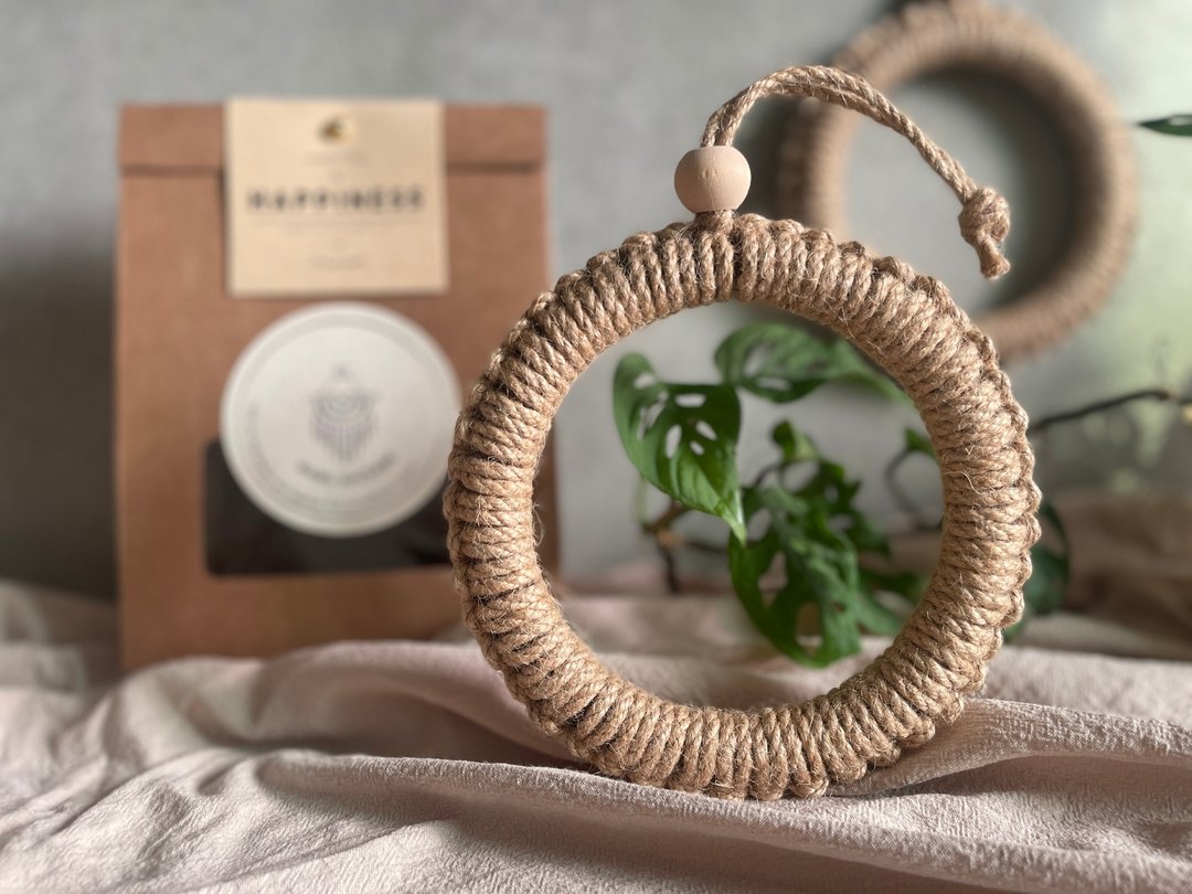 Macrame  麻绳编织隔热垫/锅垫 - 餐垫/桌巾 - 棉 