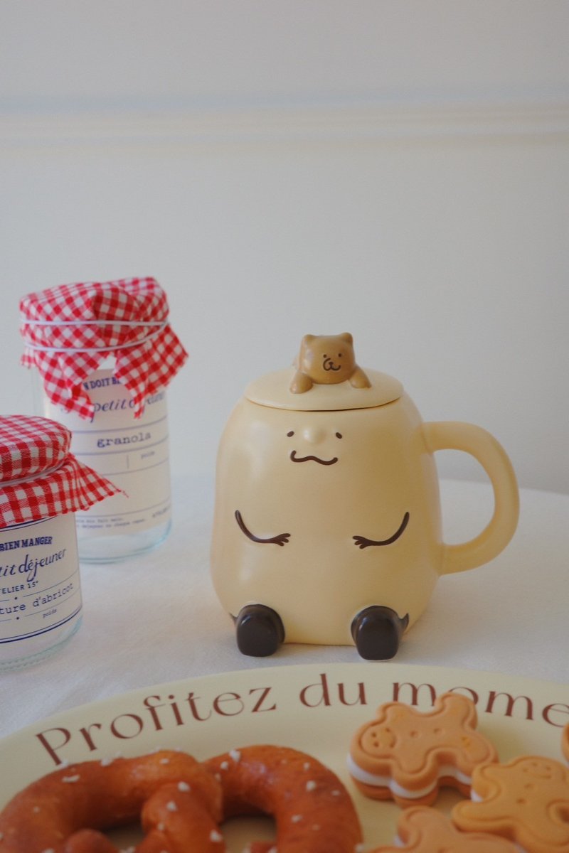 咻熊家 泥杯杯 陶瓷杯 - 咖啡杯/马克杯 - 陶 