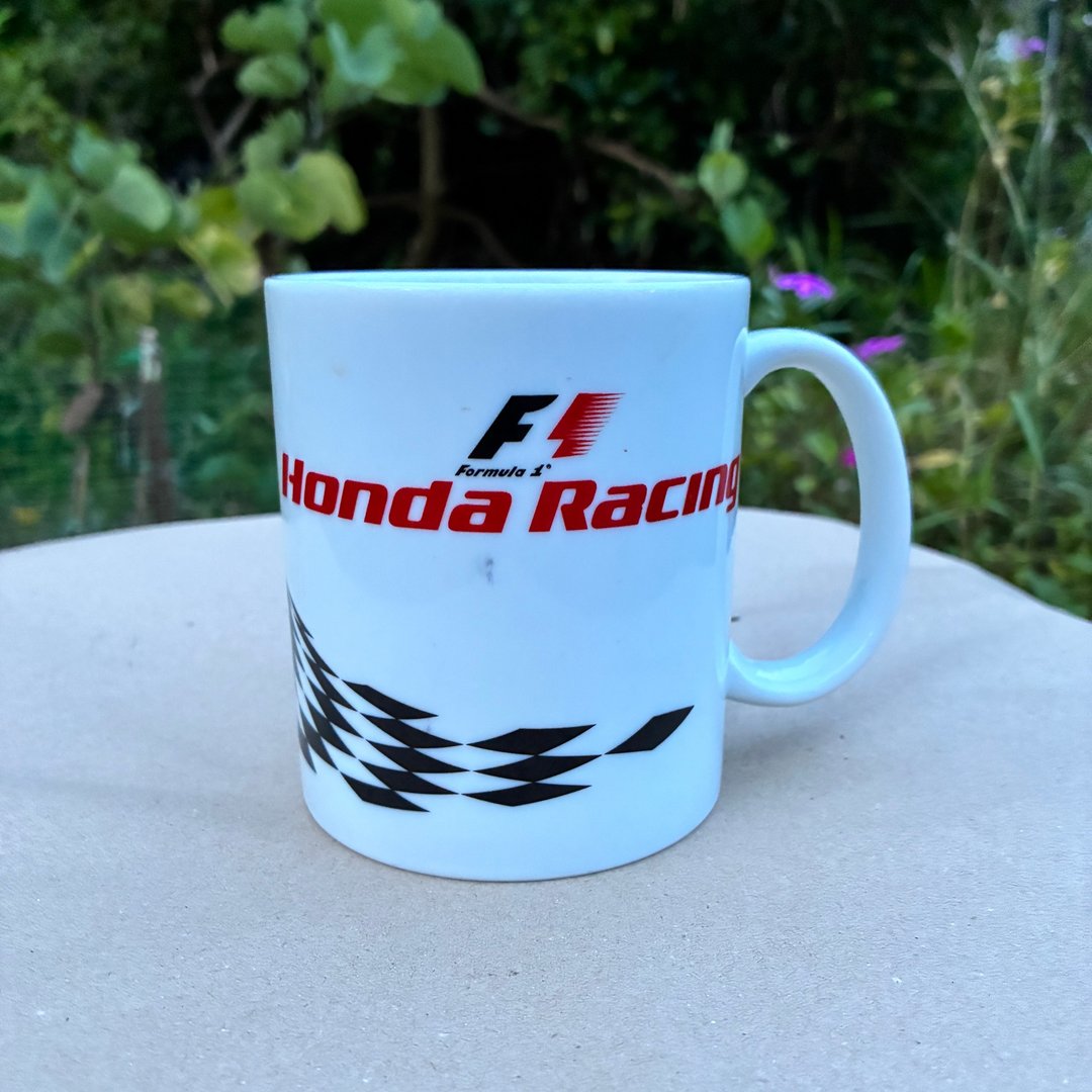 复古本田赛车 F1 马克杯 Formula1 日本正品 GP 大奖赛 - 餐桌/书桌 - 其他材质 白色