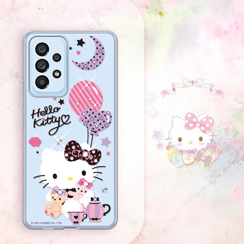 Samsung Galaxy A53 5G 轻薄军规防摔彩钻手机壳-凯蒂夜未眠 - 手机壳/手机套 - 其他材质 多色