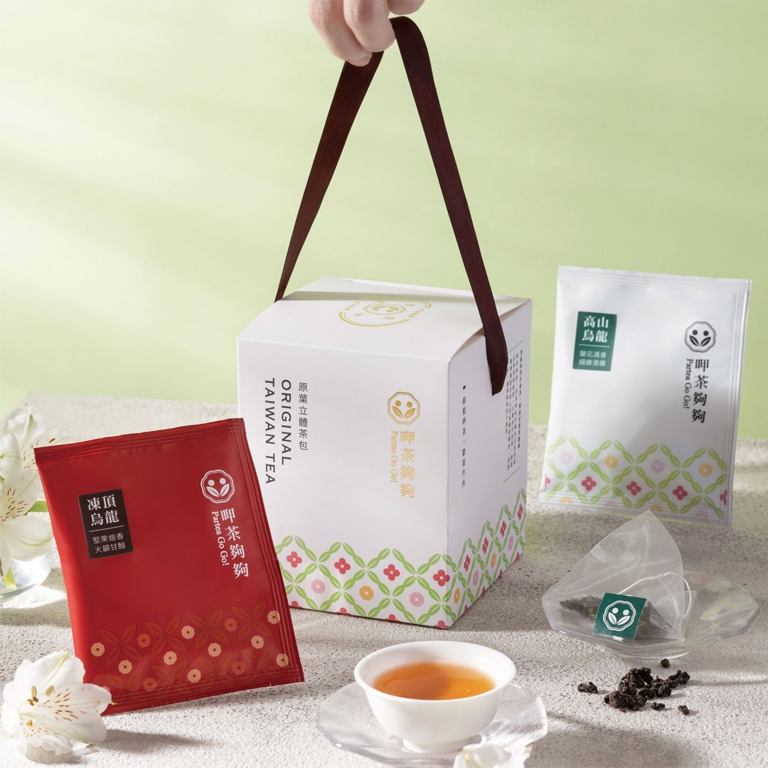 送礼 l 12入礼盒装 泡不坏-原叶立体茶包 - 茶 - 新鲜食材 白色