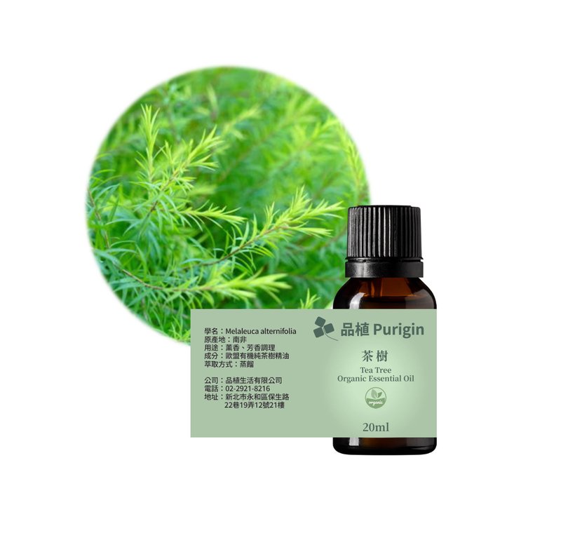 品植Purigin 澳洲茶树 欧盟有机精油 - 香薰/精油/线香 - 精油 