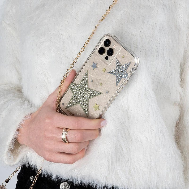 【清货价】iPhone 13 / 12 Pro Max - Sheer SuperStar 手机壳 - 手机壳/手机套 - 塑料 银色
