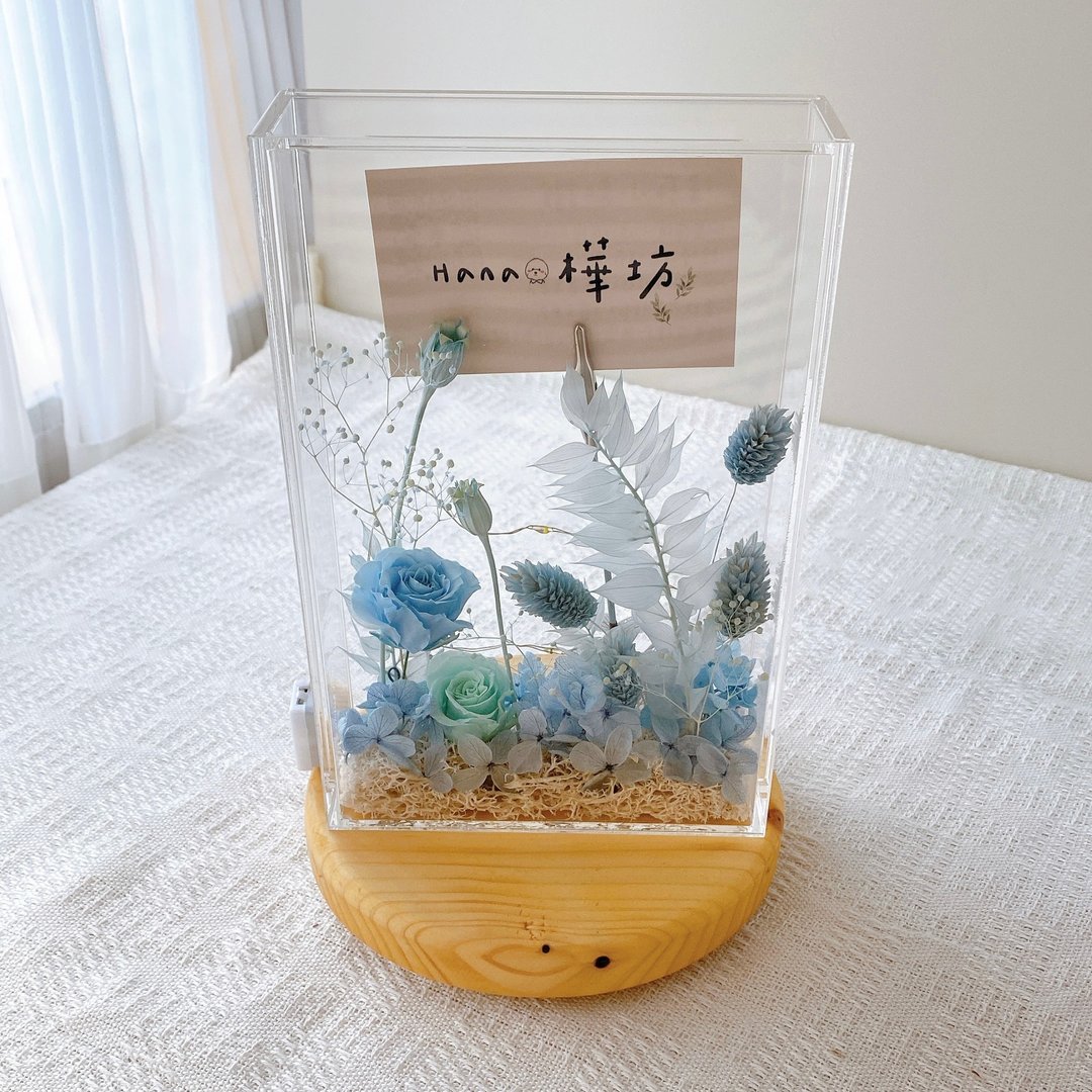 桦坊/永生花相框/压克力相框 - 干燥花/捧花 - 植物．花 