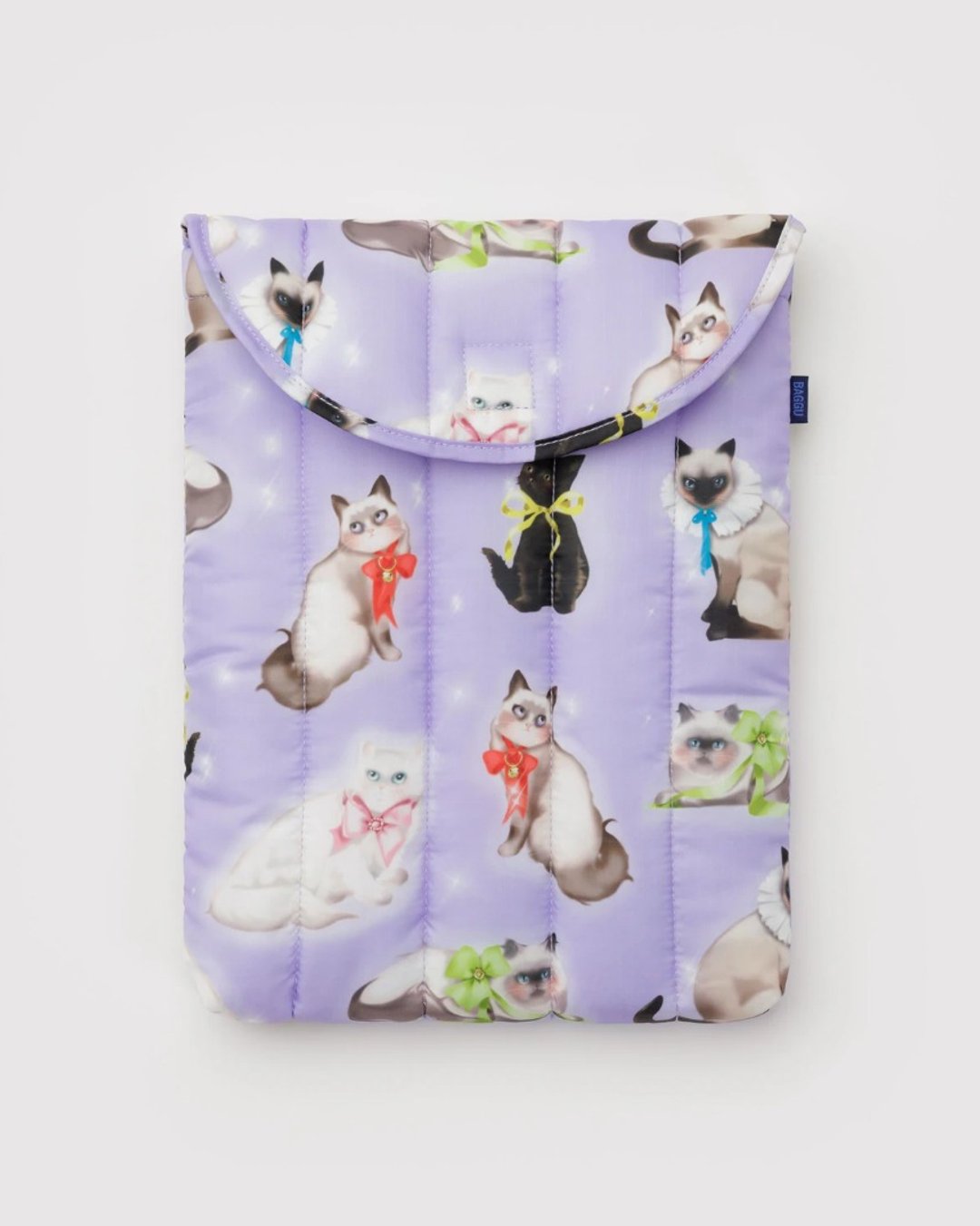 BAGGU 电脑平板保护套 13寸 - Fancy Cats - 电脑包 - 防水材质 紫色