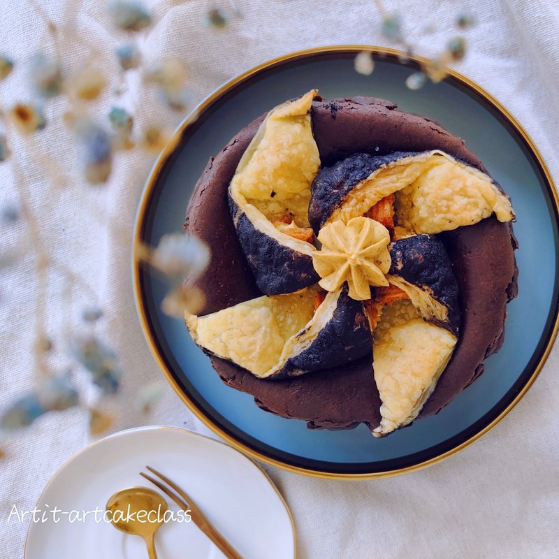 大人的可可巴斯克6寸 无色素/无香精/本岛宅配 - 蛋糕/甜点 - 新鲜食材 蓝色