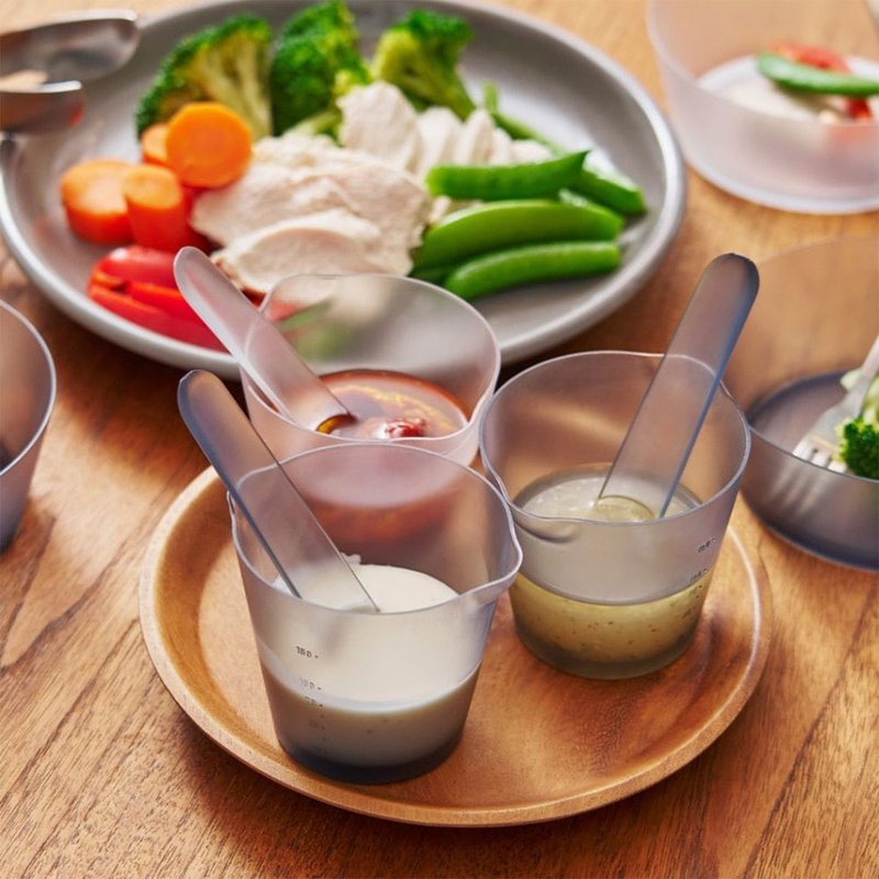 日本 h tag 料理调味杯组 - 调味罐/酱料瓶 - 树脂 多色