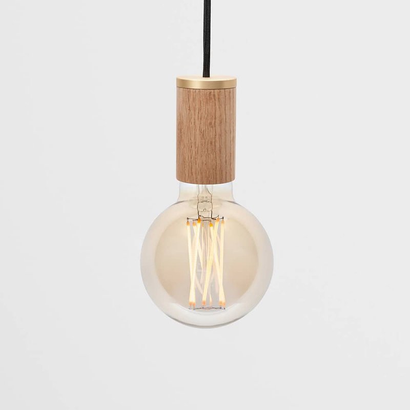 橡木吊灯| tala - 灯具/灯饰 - 木头 卡其色