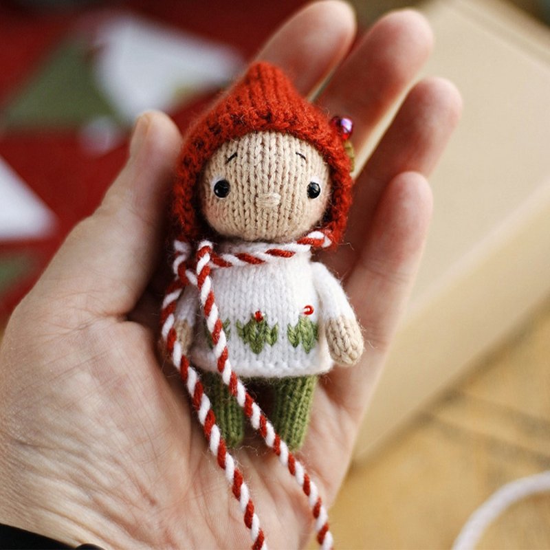 Knitting doll pattern. DIY gnome toy. Amigurumi tutorial. - 手工艺教程/工具书 - 其他材质 
