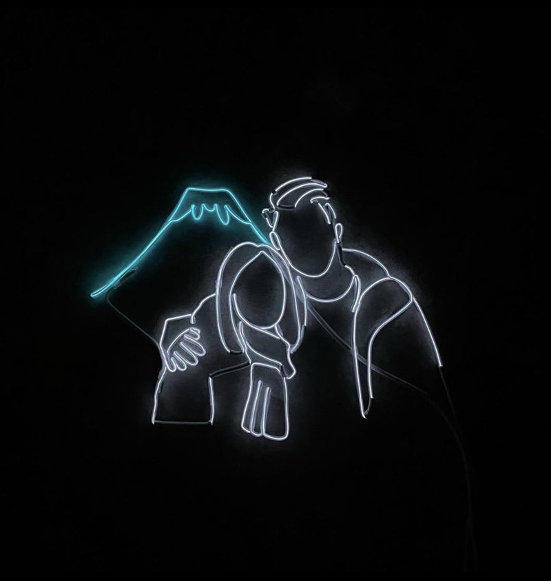 neonlite 定制霓虹文字图案灯 /富士山下的我们/ - 灯具/灯饰 - 塑料 蓝色