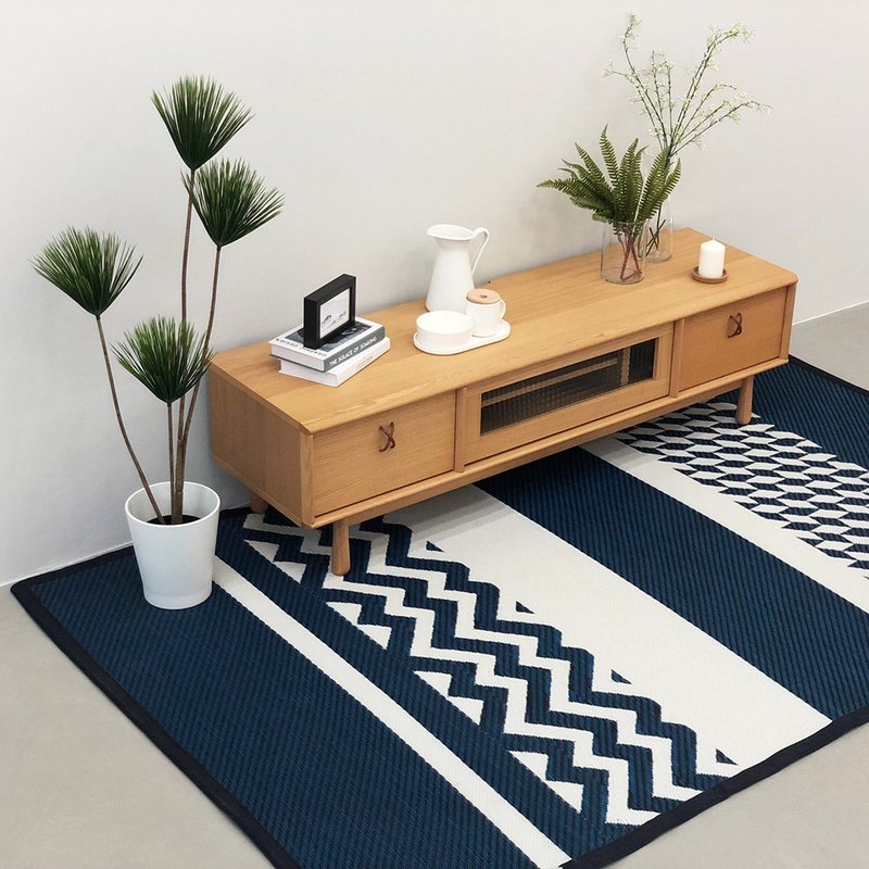 PDM | KATVE编织地垫(卡特蓝) 两种尺寸 - 地垫/地毯 - 防水材质 蓝色