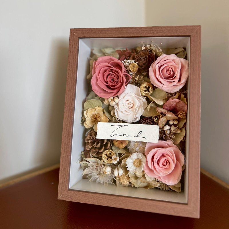 柔光永生花盒・Eternal Bloom Box - 干燥花/捧花 - 植物．花 