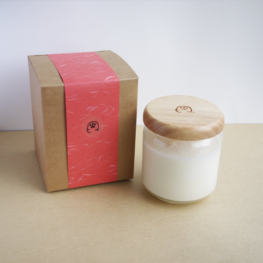 胖胖罐大豆蜡烛 - 大 | 猫手作 | 护手配方、定制化香味 - 蜡烛/烛台 - 植物．花 绿色