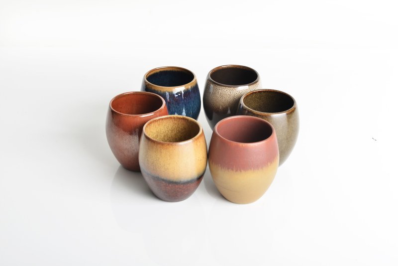 美浓窑 | 六色蛋杯组 - 茶具/茶杯 - 陶 多色