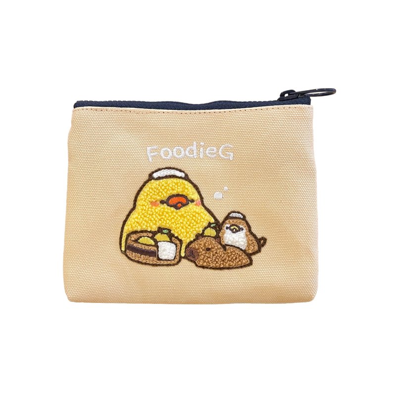 吃货鸡仔FoodieG 刺绣零钱包 水豚君泡温泉 - 零钱包 - 其他材质 