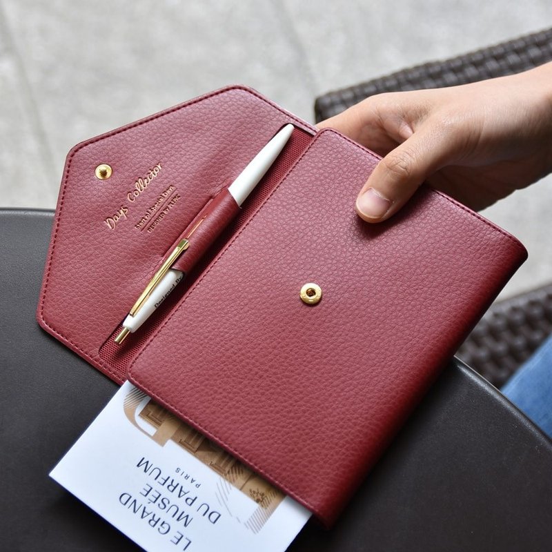 PLEPIC 2018收藏家周志(时效)-勃根地红,PPC94058 - 笔记本/手帐 - 真皮 红色