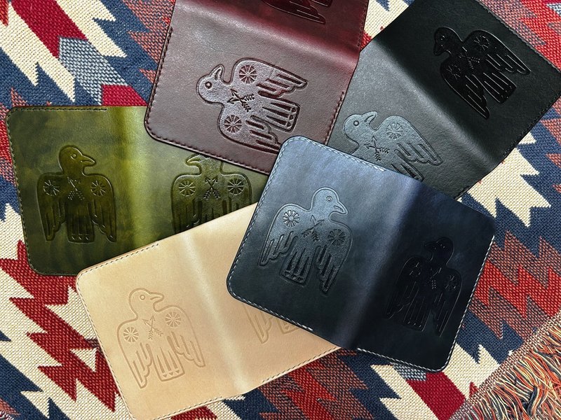 【山雨制作】Navajo 雷鸟皮革护照套 - 护照夹/护照套 - 真皮 