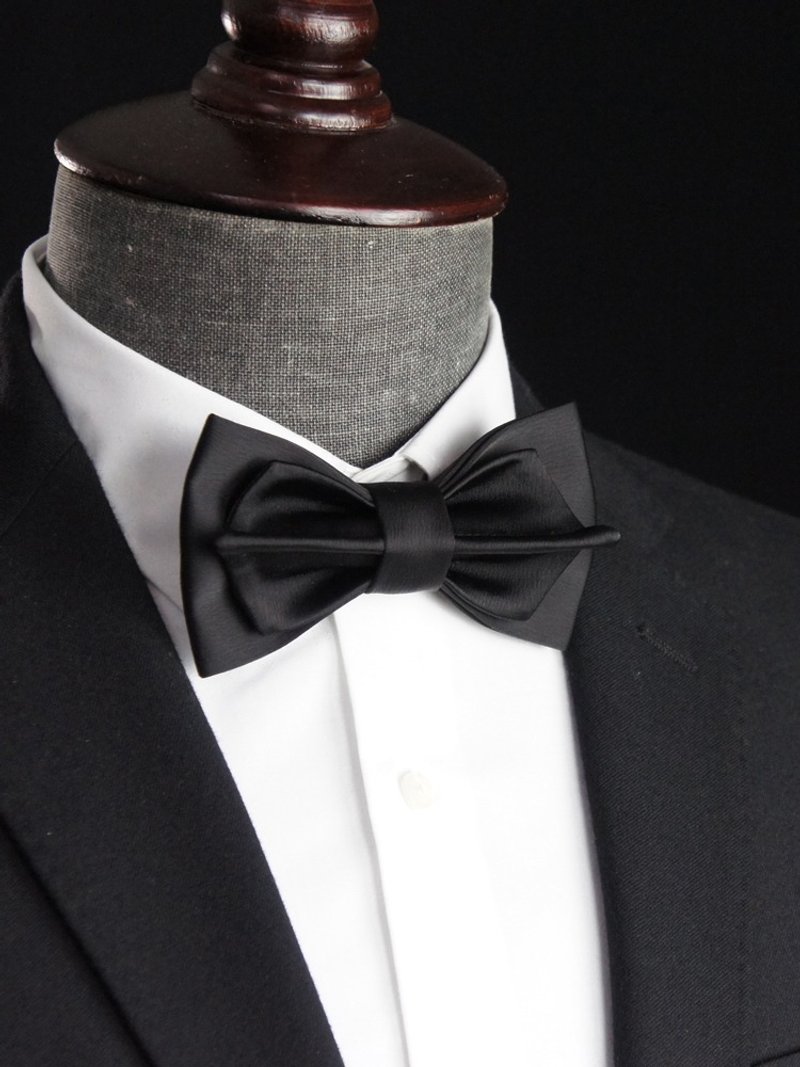WEIXUWANG bowtie 愿望系列手工领结 - 领结/领巾 - 聚酯纤维 黑色